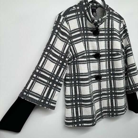 Ali Miles Jacket Top Shirt Size Small Stretch Long Sleeve Lagenlook‎ Layered - Picture 2 of 13